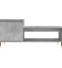 Couchtisch Betongrau 100x50x45 cm Holzwerkstoff