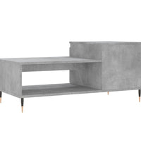 Couchtisch Betongrau 100x50x45 cm Holzwerkstoff