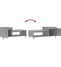 Couchtisch Betongrau 100x50x45 cm Holzwerkstoff