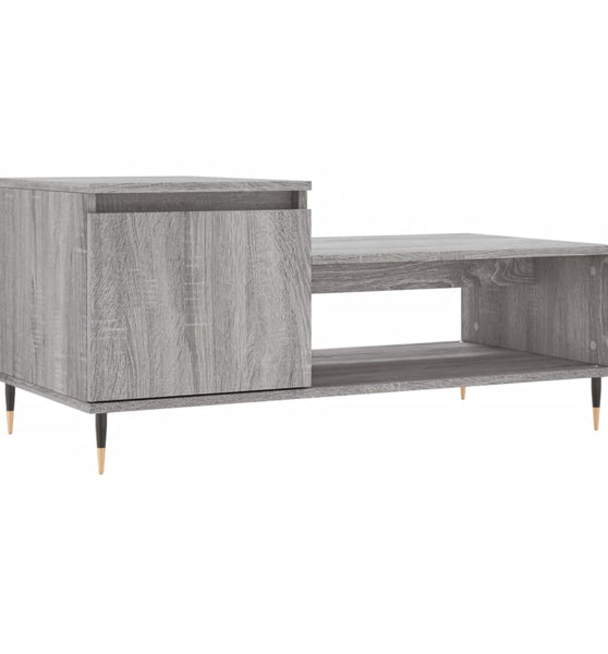 Couchtisch Grau Sonoma 100x50x45 cm Holzwerkstoff