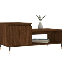 Couchtisch Braun Eichen-Optik 100x50x45 cm Holzwerkstoff
