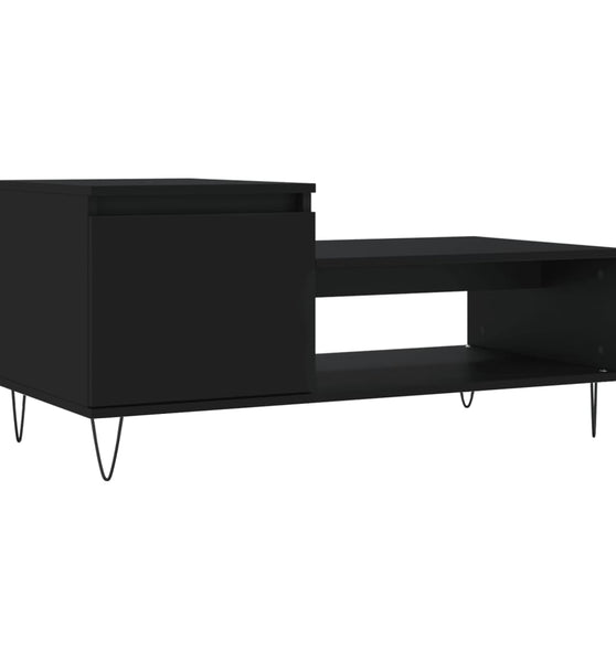 Couchtisch Schwarz 100x50x45 cm Holzwerkstoff
