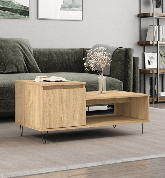 Couchtisch Sonoma-Eiche 100x50x45 cm Holzwerkstoff