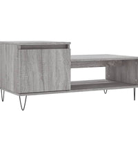 Couchtisch Grau Sonoma 100x50x45 cm Holzwerkstoff