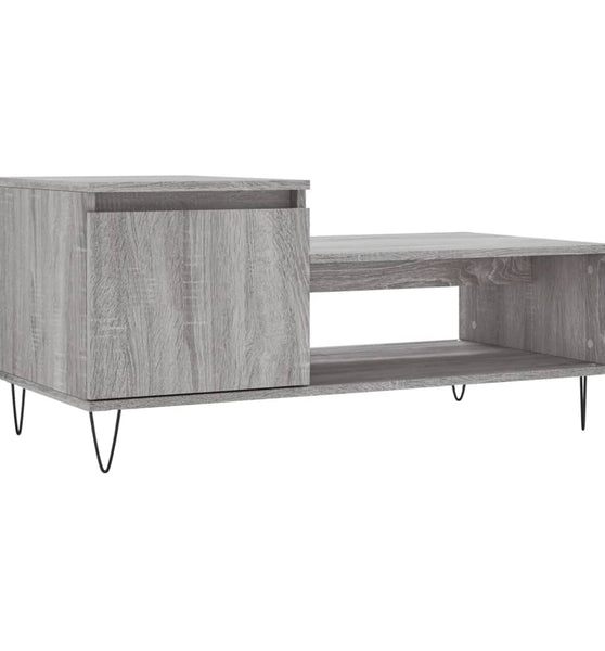 Couchtisch Grau Sonoma 100x50x45 cm Holzwerkstoff