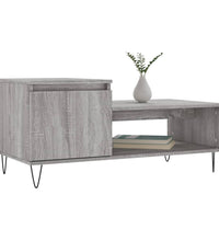 Couchtisch Grau Sonoma 100x50x45 cm Holzwerkstoff
