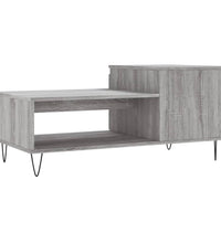 Couchtisch Grau Sonoma 100x50x45 cm Holzwerkstoff