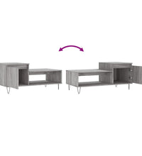 Couchtisch Grau Sonoma 100x50x45 cm Holzwerkstoff