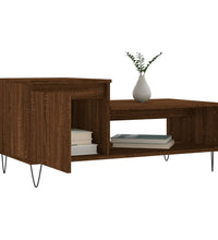 Couchtisch Braun Eichen-Optik 100x50x45 cm Holzwerkstoff
