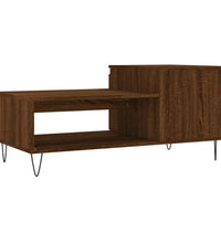 Couchtisch Braun Eichen-Optik 100x50x45 cm Holzwerkstoff
