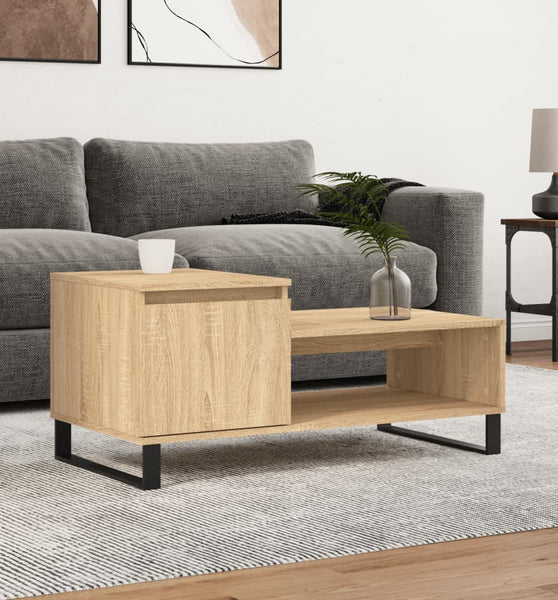 Couchtisch Sonoma-Eiche 100x50x45 cm Holzwerkstoff