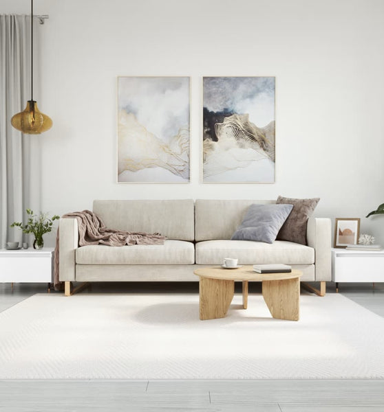 Couchtische 2 Stk. Weiß 50x46x35 cm Holzwerkstoff