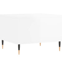Couchtisch Hochglanz-Weiß 50x46x35 cm Holzwerkstoff