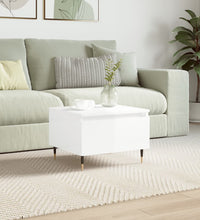 Couchtisch Hochglanz-Weiß 50x46x35 cm Holzwerkstoff