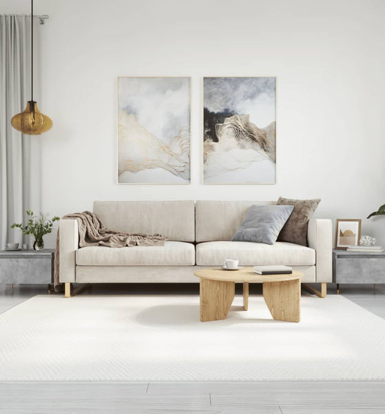 Couchtische 2 Stk. Betongrau 50x46x35 cm Holzwerkstoff