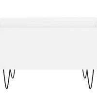 Couchtische 2 Stk. Weiß 50x46x35 cm Holzwerkstoff