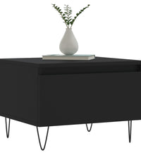 Couchtische 2 Stk. Schwarz 50x46x35 cm Holzwerkstoff