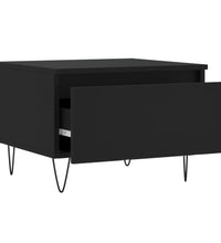 Couchtische 2 Stk. Schwarz 50x46x35 cm Holzwerkstoff