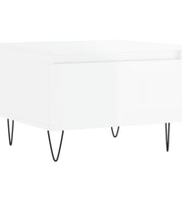 Couchtische 2 Stk. Hochglanz-Weiß 50x46x35 cm Holzwerkstoff