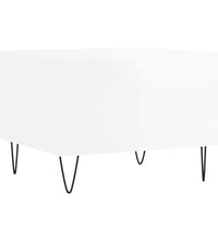 Couchtische 2 Stk. Hochglanz-Weiß 50x46x35 cm Holzwerkstoff