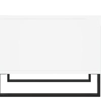 Couchtische 2 Stk. Weiß 50x46x35 cm Holzwerkstoff