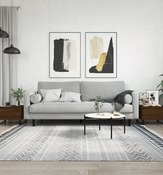 Couchtische 2 Stk. Braun Eichen-Optik 50x46x35 cm Holzwerkstoff