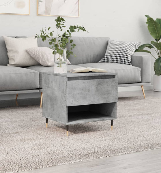 Couchtisch Betongrau 50x46x50 cm Holzwerkstoff