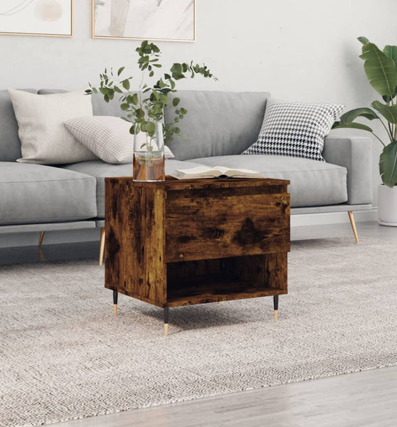 Couchtisch Räuchereiche 50x46x50 cm Holzwerkstoff