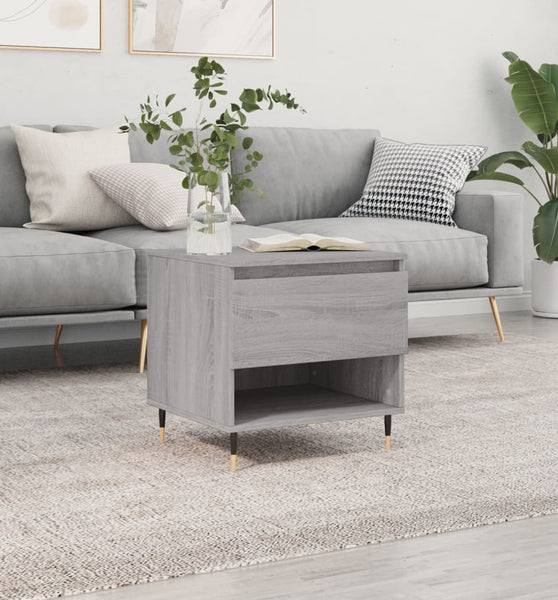 Couchtisch Grau Sonoma 50x46x50 cm Holzwerkstoff
