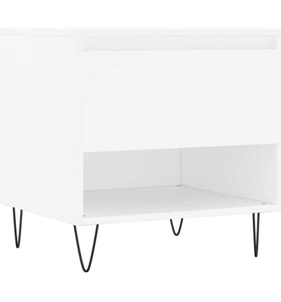 Couchtisch Weiß 50x46x50 cm Holzwerkstoff