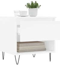 Couchtische 2 Stk. Weiß 50x46x50 cm Holzwerkstoff