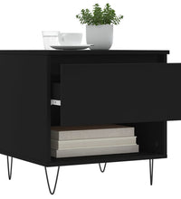 Couchtisch Schwarz 50x46x50 cm Holzwerkstoff