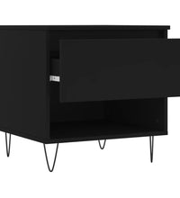 Couchtisch Schwarz 50x46x50 cm Holzwerkstoff