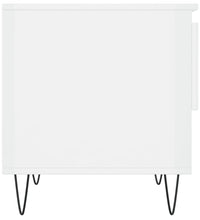 Couchtisch Hochglanz-Weiß 50x46x50 cm Holzwerkstoff