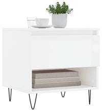 Couchtische 2 Stk. Hochglanz-Weiß 50x46x50 cm Holzwerkstoff