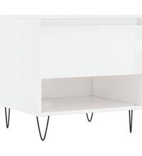 Couchtische 2 Stk. Hochglanz-Weiß 50x46x50 cm Holzwerkstoff