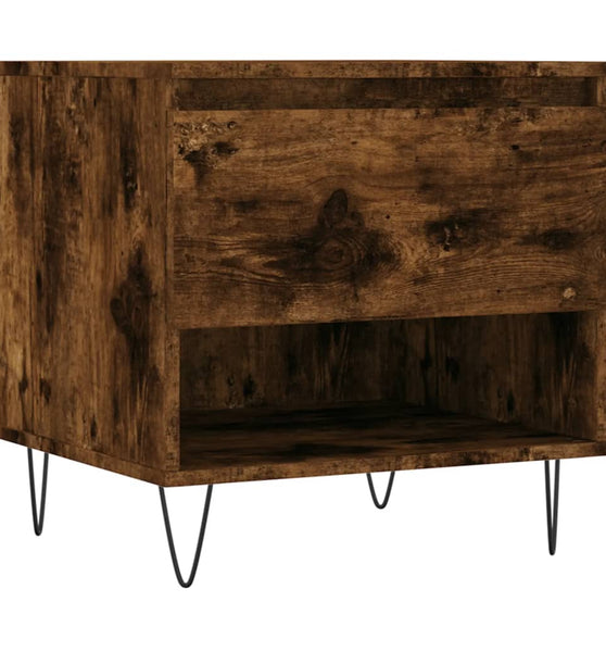 Couchtisch Räuchereiche 50x46x50 cm Holzwerkstoff