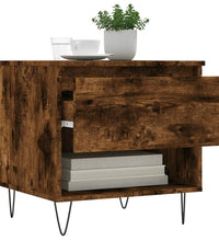 Couchtische 2 Stk. Räuchereiche 50x46x50 cm Holzwerkstoff