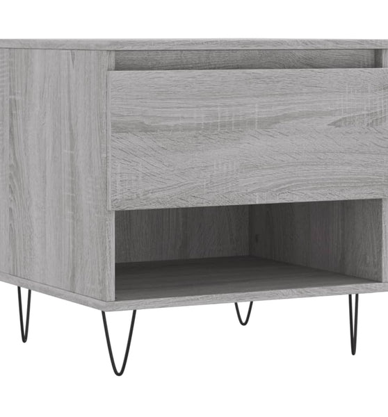 Couchtisch Grau Sonoma 50x46x50 cm Holzwerkstoff