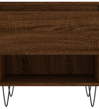 Couchtisch Braun Eichen-Optik 50x46x50 cm Holzwerkstoff