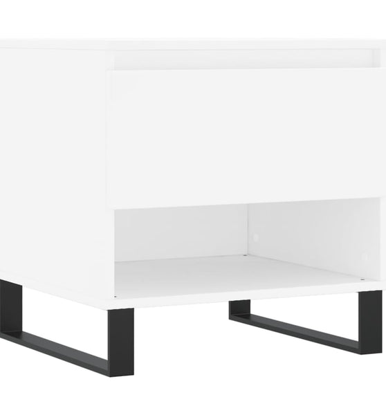 Couchtisch Weiß 50x46x50 cm Holzwerkstoff