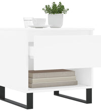 Couchtische 2 Stk. Weiß 50x46x50 cm Holzwerkstoff