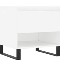 Couchtische 2 Stk. Weiß 50x46x50 cm Holzwerkstoff