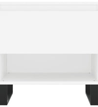 Couchtische 2 Stk. Weiß 50x46x50 cm Holzwerkstoff