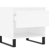 Couchtische 2 Stk. Weiß 50x46x50 cm Holzwerkstoff