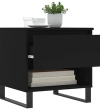 Couchtisch Schwarz 50x46x50 cm Holzwerkstoff