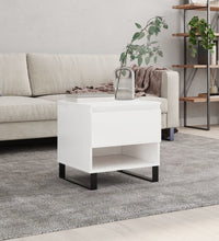 Couchtisch Hochglanz-Weiß 50x46x50 cm Holzwerkstoff