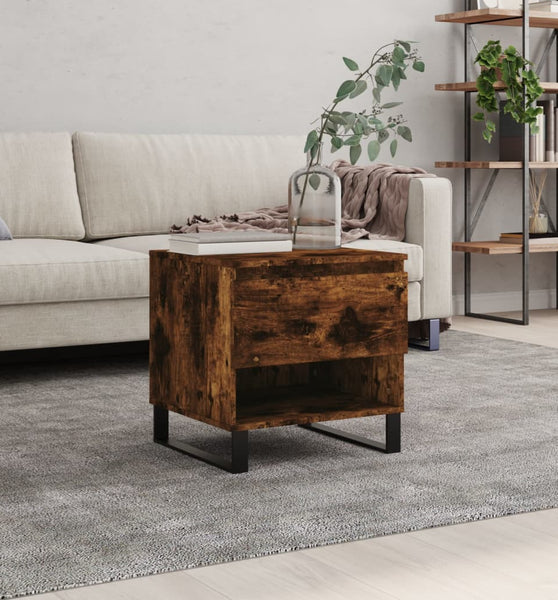 Couchtisch Räuchereiche 50x46x50 cm Holzwerkstoff