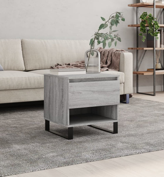 Couchtisch Grau Sonoma 50x46x50 cm Holzwerkstoff