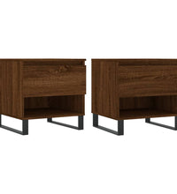 Couchtische 2 Stk. Braun Eichen-Optik 50x46x50 cm Holzwerkstoff